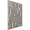 Ekena Millwork 19 5/8in. W x 19 5/8in. H Modern Square EnduraWall Decorative 3D Wall Panel Covers 2.67 Sq. Ft. WP20X20MSBAL - alternate 6